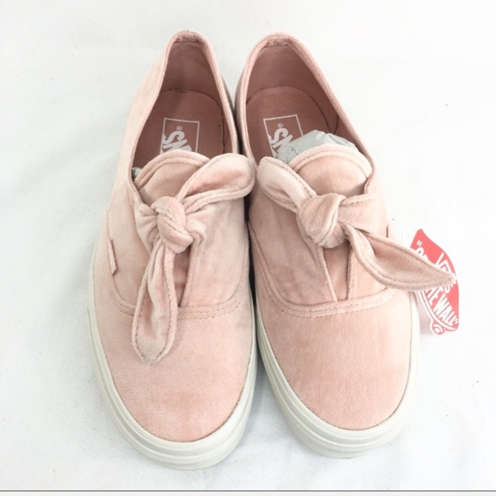 New women vans authentic knitted shoes velvet 10.5